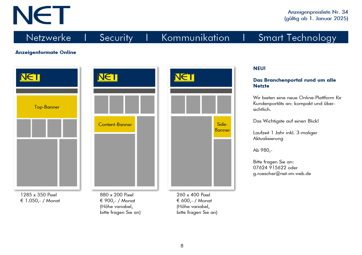 Mediadaten NET 2024 online